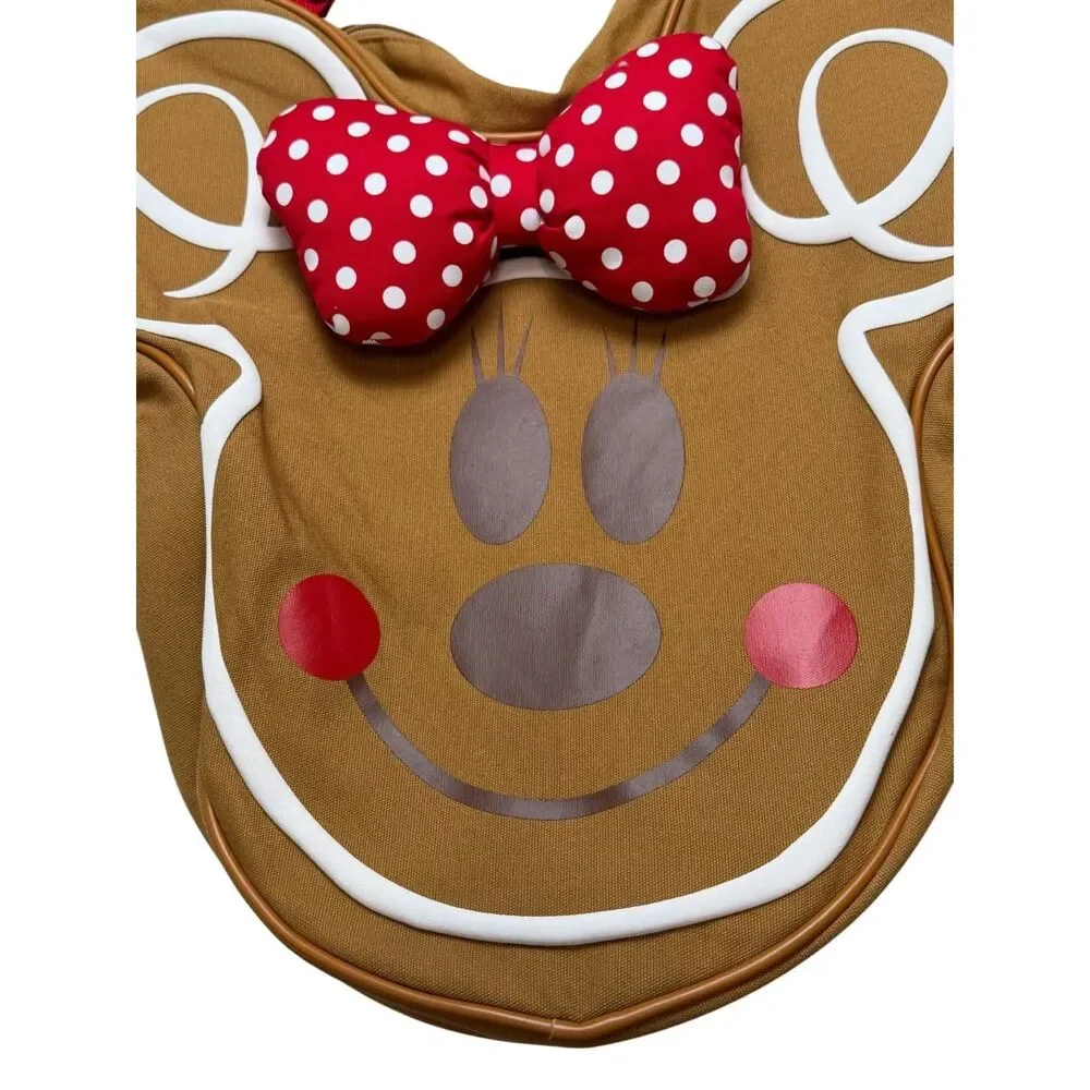 Disney Minnie Mouse Big Face Tote- Gingerbread